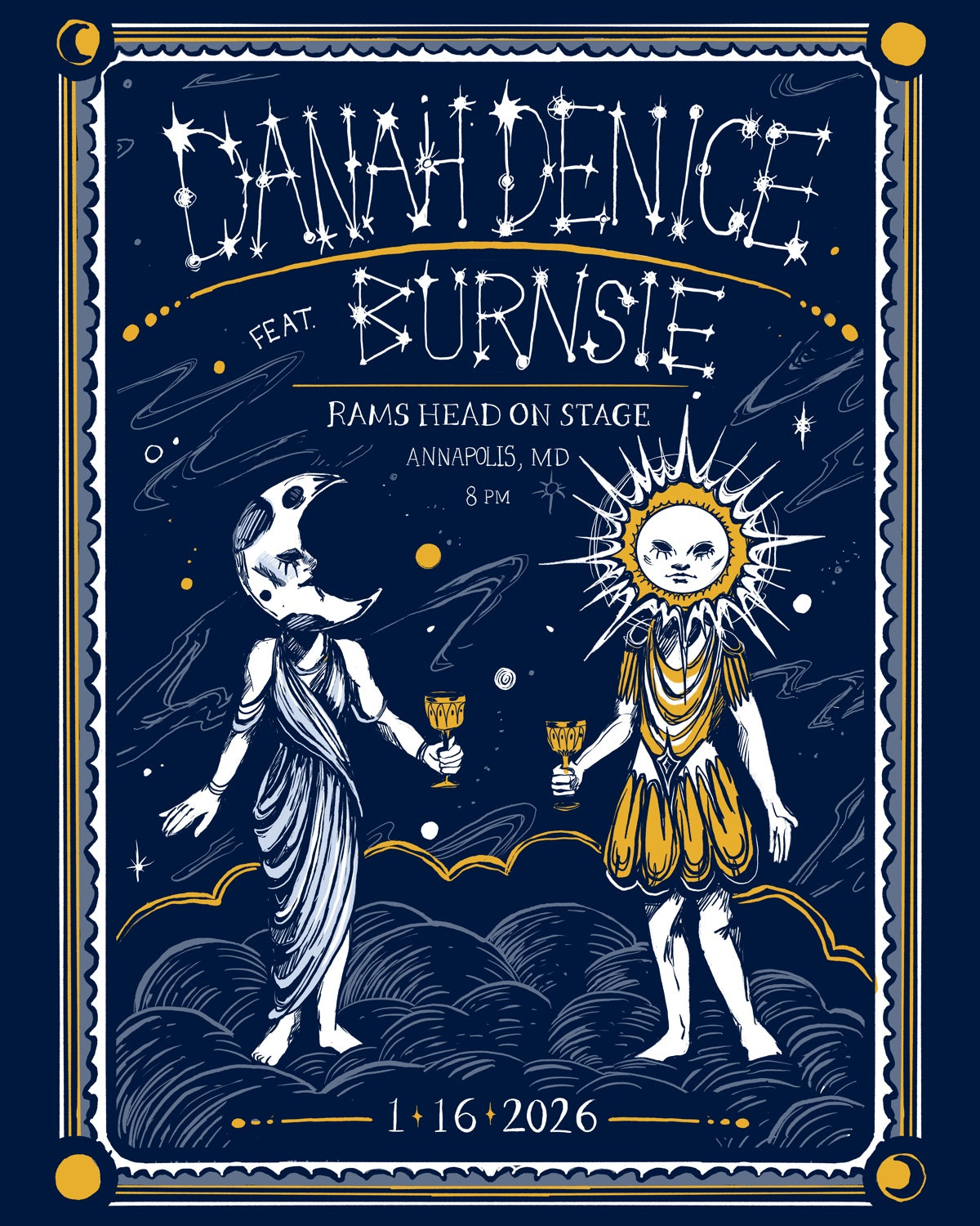 DANAH DENICE Rams Head On Stage Show POSTER